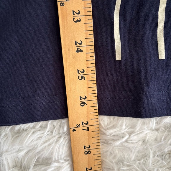 MARUSHKA Womens Poppy 3/4 Sleeve Tee Size Medium Navy - Picture 5 of 6